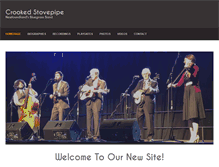 Tablet Screenshot of crookedstovepipe.com